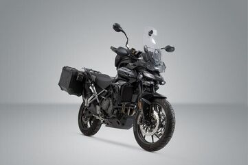 SW Motech TRAX ADV aluminium case system. Black. 45/37L. Triumph Tiger 900/GT/Rally/Pro. | KFT.11.953.70002/B