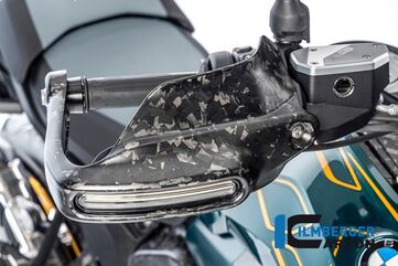 ILMBERGER ハンドプロテクター ハイ 　 ブリンカー  右側 BDC（ブラック・ダイヤモンド・カーボン仕上げ） マット仕上げ（艶なし） BMW R 1300 GS 2023－ | BM.HPR.005.R23GS