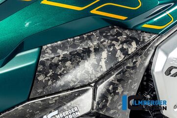 ILMBERGER ロア　タンクカバー 右側 (アッパー) BDC（ブラック・ダイヤモンド・カーボン仕上げ） マット仕上げ（艶なし） BMW R 1300 GS 2023－ | BM.TUR.034.R23GS