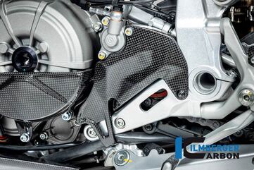 ILMBERGER / イルムバーガーカーボン フロントスプロケットカバー グロス Ducati ストリートファイター V2 | RIA.008.V2SFG.K