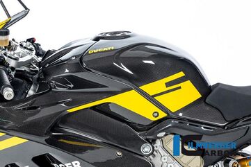 ILMBERGER / イルムバーガーカーボン タンクカバー Ducati パニガーレ V4 22 Racing - グロス | TAV.035.V4R2G.K