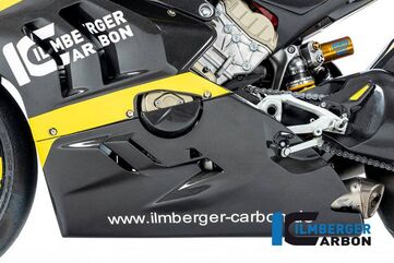 ILMBERGER / イルムバーガーカーボン ベリーパン グロス ローエキゾースト用 パニガーレ V4 (S) 2022 Racing | VEU.034.V4R2G.K