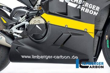 ILMBERGER / イルムバーガーカーボン ベリーパン グロス ローエキゾースト用 パニガーレ V4 (S) 2022 Racing | VEU.034.V4R2G.K