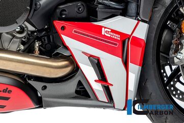 ILMBERGER / イルムバーガーカーボン ベリーパンインサート 右 グロス Ducati ストリートファイター V2 | VUR.016.V2SFG.K