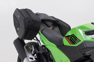 SW MOTECH / SWモテック PRO BLAZE H サドルバッグセット ブラック Kawasaki Ninja 500 SE, Z500 (23-). | BC.HTA.08.740.36900