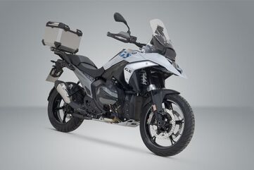 SW MOTECH / SWモテック TRAX ADV トップケースシステム シルバー BMW R 1300 GS (23-). BMW トップケースホルダー | GPT.07.975.70100/S