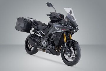 SW MOTECH / SWモテック DUSC ハードケースシステム ブラック 33/33 l. Suzuki GSX-S1000GX (23-). | KFT.05.601.65000/B