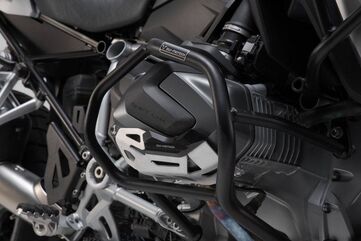 SW-MOTECH Cylinder guard Black/Silver. BMW R 1250 GS/Adv, R 1250 RS/ RT. | MSS.07.904.10201