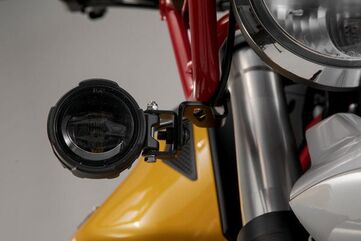 SW-MOTECH Light mounts Black. Moto Guzzi V85 TT (19-). | NSW.17.925.10000/B