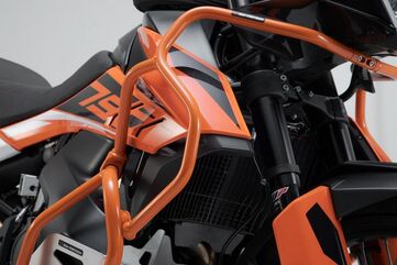 SW-MOTECH / SWモテック アッパークラッシュバー オレンジ KTM 790 アドベンチャー / 790 アドベンチャー R (19-) | SBL.04.521.10100/EB