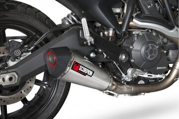 Scorpion / スコーピオンエキゾースト Serket （Taper）テーパースリップオン ステンレススリーブ Ducati Scrambler 2015 - 2018 | RDI62SEO