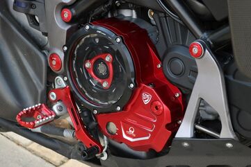 CNC Racing / シーエヌシーレーシング Clear cover oil bath clutch Ducati Pramac Racing Limited Edition, Red/Black | CA502RBPR