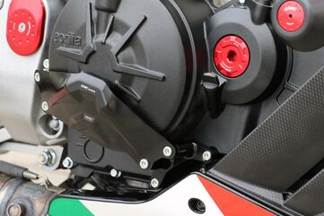 CNC Racing / シーエヌシーレーシング Clutch cover "RPS" Right side Aprilia, Black | PR313B