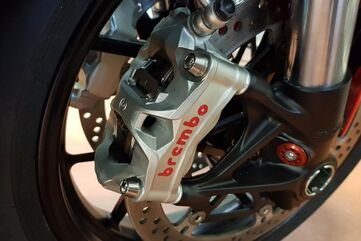 CNC Racing / シーエヌシーレーシング Screws Front brake caliper set M10x1.25x55 (2 pcs) - Titanium, チタン | KV436X