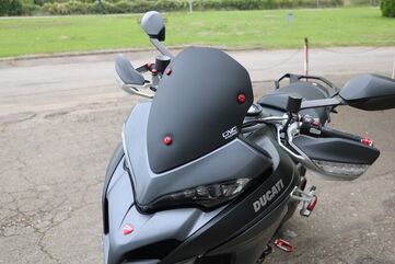 CNC Racing / シーエヌシーレーシング Windscreen Ducati Multistrada Sport - Black, Black | WS350B