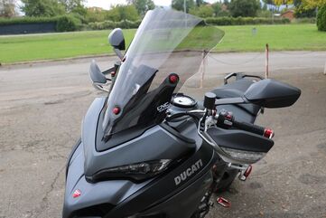 CNC Racing / シーエヌシーレーシング Windscreen Ducati Multistrada Touring - Smoke, Smoke | WS351LS
