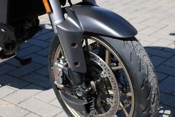 CNC Racing / シーエヌシーレーシング Front mudguard Ducati Multistrada - Matt Carbon, Matt Carbon | ZA517Y