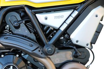 CNC Racing / シーエヌシーレーシング プロテクション パッド　エンジン、フレーム + フェアリング Ducati Scrambler 1100, シルバー | TC214S