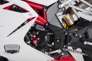 CNC Racing / シーエヌシーレーシング Frame Cap Sets Mv Agusta F4, ブラック | TT334B