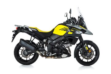 BOS / ボス Desert Fox スリップオンエキゾースト EG (Euro 4) ブラックエディション SUZUKI DL 1000 V-Strom 2017- | 1740510B