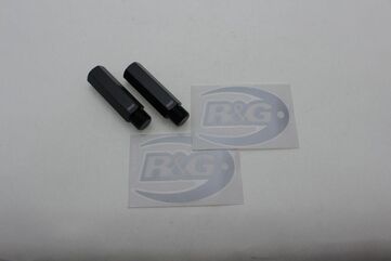 R&G(アールアンドジー) ミラーライザー アルミニウム ブラック Street 500/750(15-) RG-MR0010BK