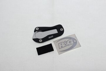 R&G(アールアンドジー) キックスタンドシュー アルミニウム/ステンレス シルバー/ブラック R1200RS(15-)、R1200R(15-) RG-PKS0083SI