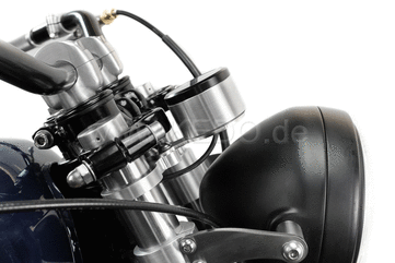 Kedo Speedometer bracket for a "Motoscope Tiny" assembly on 36mm fork tube, aluminum and stainless steel, various positions possible, unique design | TH-10162.1