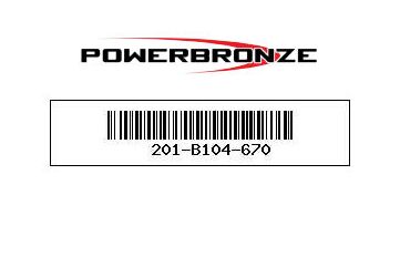 Powerbronze / パワーブロンズ ハガー BMW S1000RR 19-20 マットブラック-シルバーメッシュ | 201-B104-670