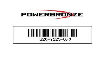 Powerbronze / パワーブロンズ ベリーパン YAMAHA MT-125 20 マットブラック-シルバーメッシュ | 320-Y125-670