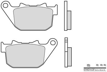 BREMBO / ブレンボ ブレーキパッド 07HD14SP シンタード・メタル | 07HD14SP
