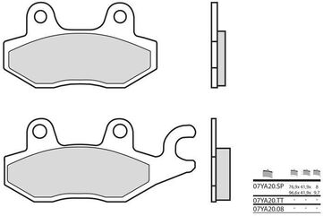 BREMBO / ブレンボ ブレーキパッド 07YA2008 純正コンパウンド | 07YA2008