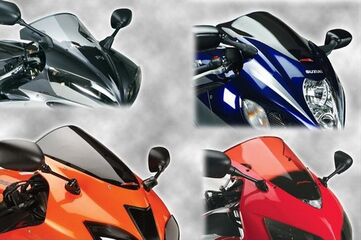 Powerbronze / パワーブロンズ スタンダードスクリーン フロストステルスグレー KAWASAKI ZX550 UNITRAC, 86-88 | 410-K112-019