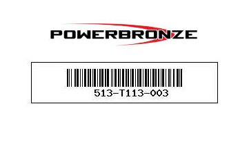 Powerbronze / パワーブロンズ バジェットクラッシュポストセット (クラッシュバー) TRIUMPH THRUXTON 1200/THRUXTON R 16-20/BONNEVILLE T100 17-20/BONNEVILLE T120 16-20/SPEED TWIN 19-20/STREET CUP 17-20/STREET TWIN 16-20 ブラック | 513-T113-003