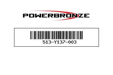 Powerbronze / パワーブロンズ バジェットクラッシュポストセット (クラッシュバー) YAMAHA YZF-R125 19-20 ブラック | 513-Y137-003