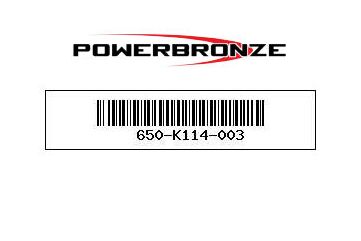 Powerbronze / パワーブロンズ マッドガードエクステンダー KAWASAKI NINJA 300 13-18/Z300 15-18 ブラック | 650-K114-003