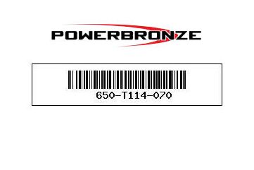Powerbronze / パワーブロンズ マッドガードエクステンダー TRIUMPH ROCKET 3 R 20/ROCKET 3 GT 20 マットブラック | 650-T114-070