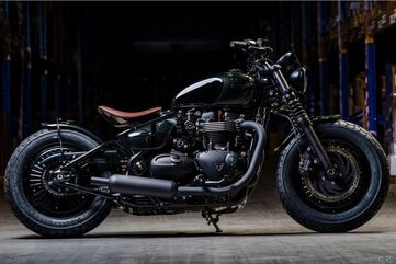 SHARK / シャークマフラー レトロクラシック / スリップオンエキゾースト (2-2) TRIUMPH Bonneville Bobber (DV01-2017) | 830094