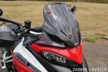 CNC Racing / シーエヌシーレーシング Sport screen Ducati Multistrada V4 - Carbon | ZA989