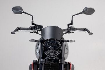 SW-MOTECH / SWモテック Lever guards. Black. Triumph Trident 660 (21-) | LVG.11.842.10000/B
