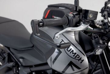SW-MOTECH / SWモテック Lever guards. Black. Triumph Trident 660 (21-) | LVG.11.842.10000/B