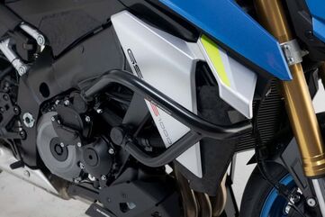 SW-MOTECH / SWモテック Crash bar. Black. Suzuki GSX-S 1000 (21-) | SBL.05.587.10000/B