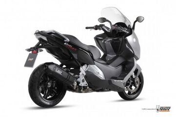 MIVV / ミヴSPEED EDGE スリップ オン ブラックステンレススチール for BMW C 600 SPORT (2012 - 2015) | B.013.LRB