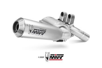 MIVV / ミヴマフラー X-M1 Titanium Exhaust | B.038.LC4T