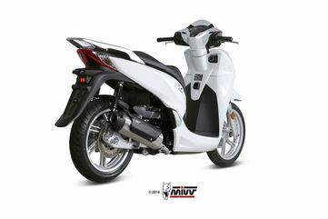 MIVV / ミヴマフラー URBAN Full sys. 1x1 Muffler STAINLESS STEEL For HONDA SH 300 | C.HO.0007.K
