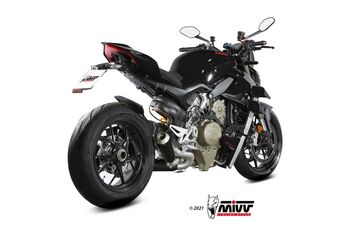 MIVV / ミヴマフラー X-M1 Black Stainless Steel Exhaust | D.047.SC4B