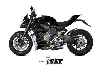 MIVV / ミヴマフラー X-M1 Black Stainless Steel Exhaust | D.047.SC4B
