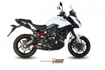 MIVV / ミヴOVAL スリップ オン カーボン　カーボンキャップ付属 for KAWASAKI VERSYS 650 (2015 - 2016) | K.041.L3C