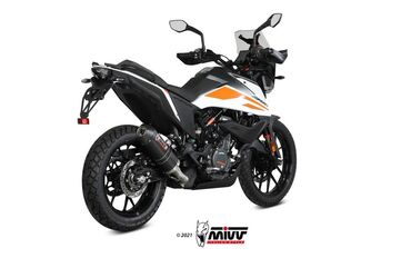MIVV / ミヴマフラー Oval Carbon With Carbon Cap Exhaust | KT.024.L3C