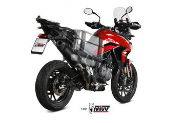 MIVV / ミヴマフラー Oval Carbon With Carbon Cap Exhaust | T.018.LEC