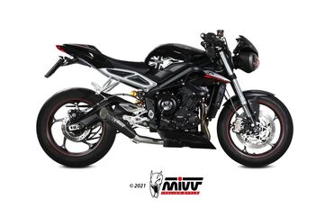 MIVV / ミヴマフラー X-M5 Black Stainless Steel Exhaust | T.019.SC5B
